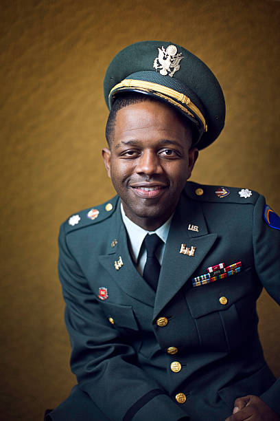 istock African American Lieutenant Colonel Army Portrait 173597638