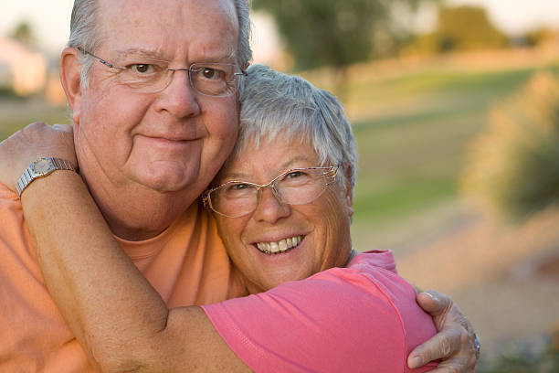 Happy Retired Couple stock photo