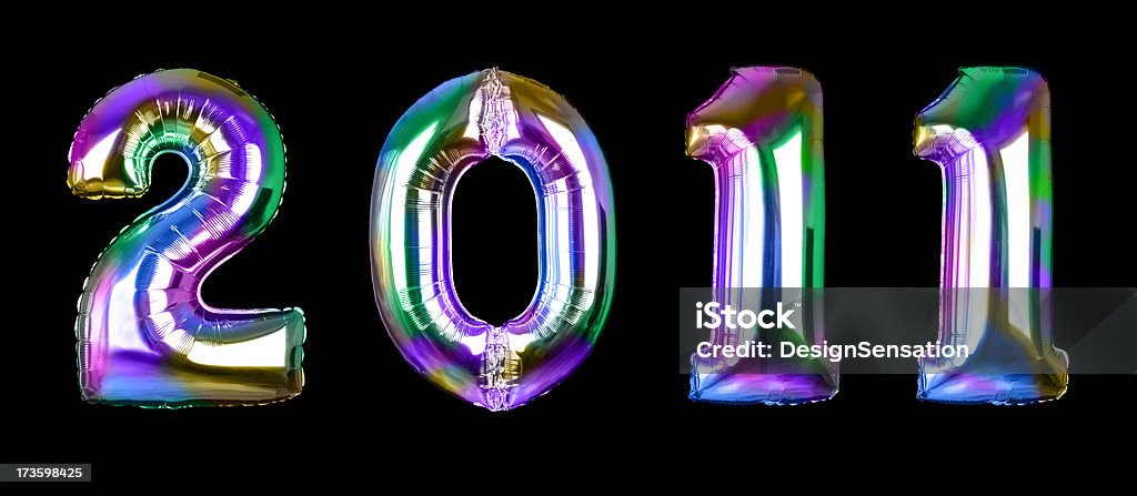 New Year 2011 balloons (+clipping paths, XXL) Very high resolution photograph of helium balloon numbers. Supplied with individual clipping path for each number.Related Images: Balloon Stock Photo