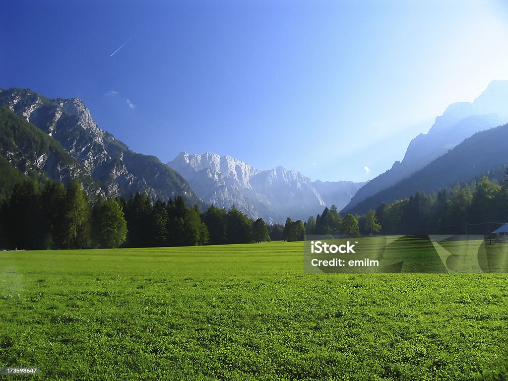 Wunderschöne Tal - Lizenzfrei Alpen Stock-Foto