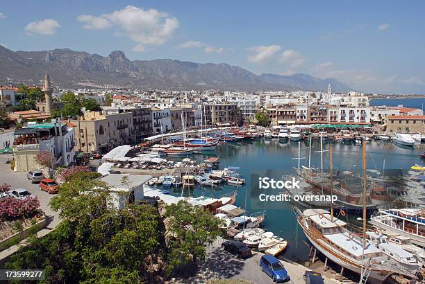 Kyrenia Harbour Stock Photo - Download Image Now - Fishing Village, Harbor, Horizontal