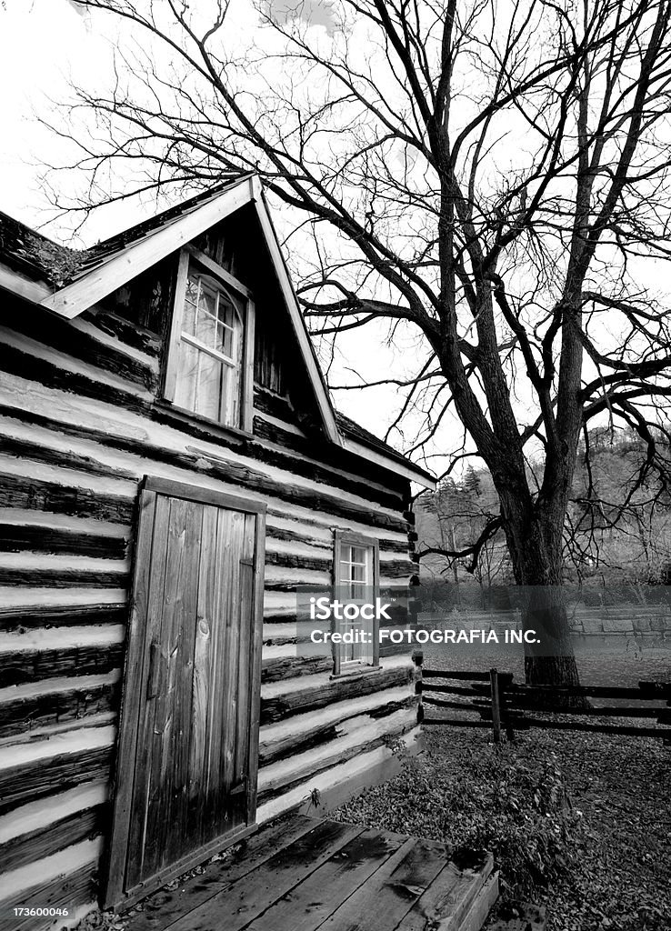 Haunted House Haunted house in suburbia of North America. Abandoned Stock Photo