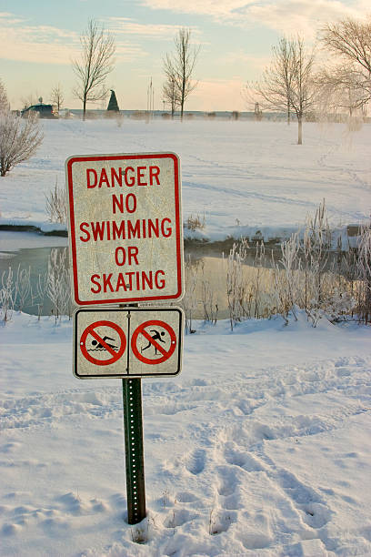 istock Sign: No Swimming or Skating 173600193