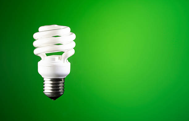 istock energy saving screw fit light bulb on green 173600323