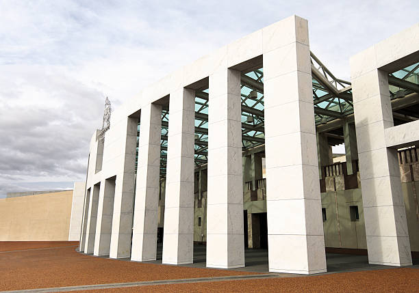 parlamento australiano - canberra australian culture government australia fotografías e imágenes de stock