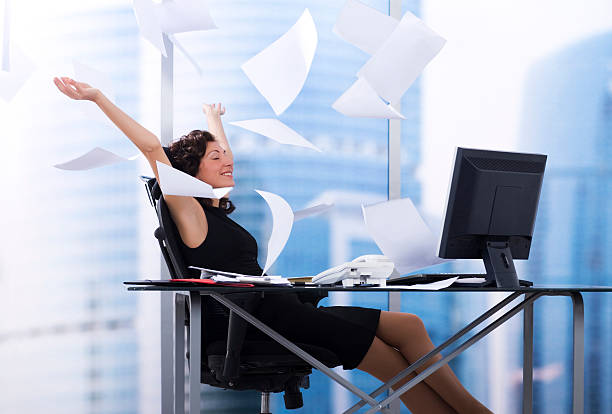 Business woman stock photo