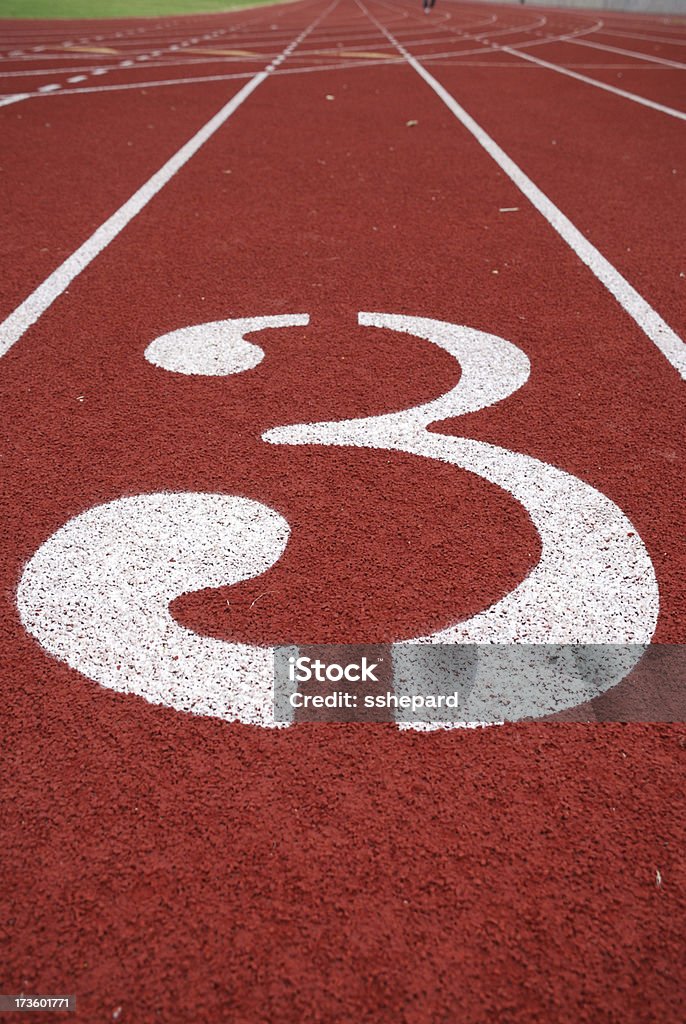 3 Lane - Foto de stock de Atletismo royalty-free
