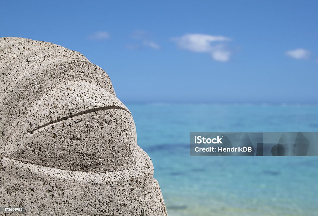 Estátua do deus Tiki - Foto de stock de Tiki royalty-free