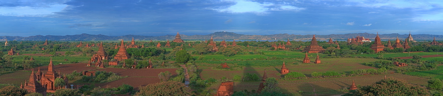 Panoramic view of Bagan, Myanmar (Burma)