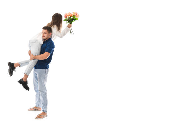 istock Couple and flowers 1736025795