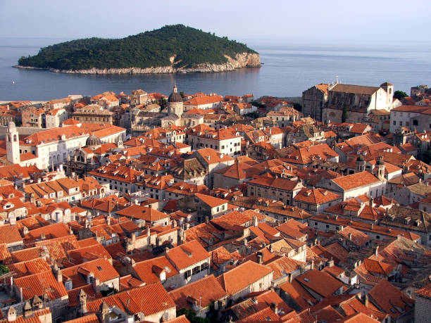 istock Island Above Dubrovnik 173602828