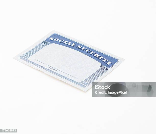 Social Security Card Foto de stock y más banco de imágenes de Beneficios laborales - Beneficios laborales, Carnet de identidad, EE.UU.