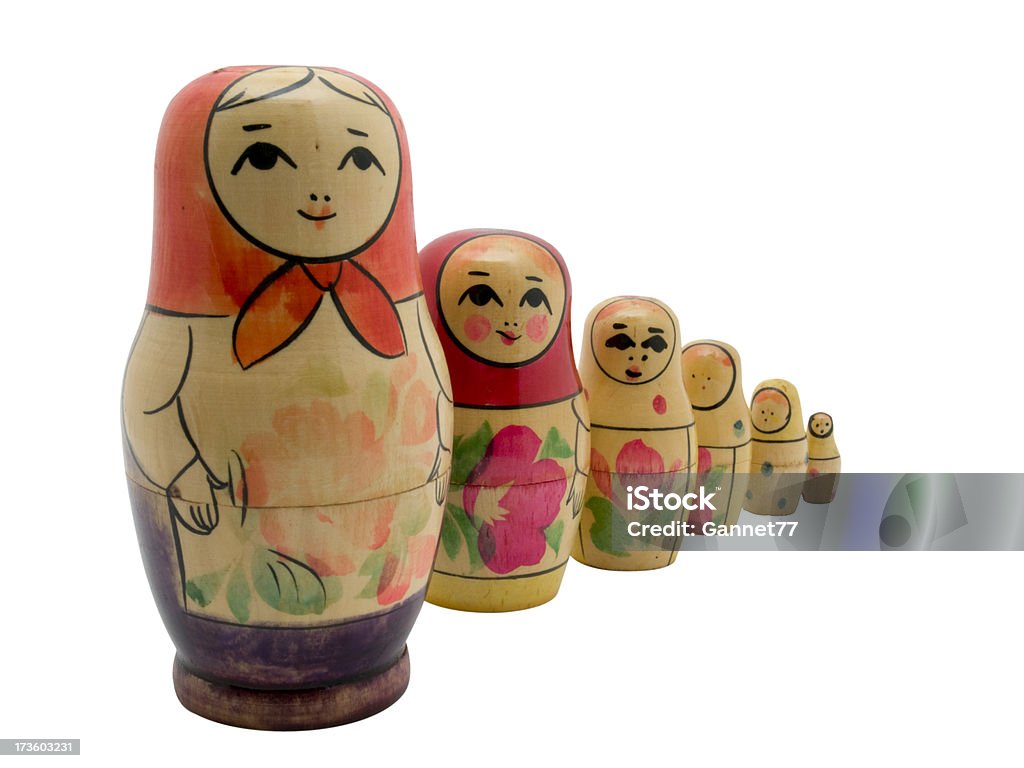 텍사스식 Matryoshka Dolls - 로열티 프리 러시아 장식 인형 스톡 사진