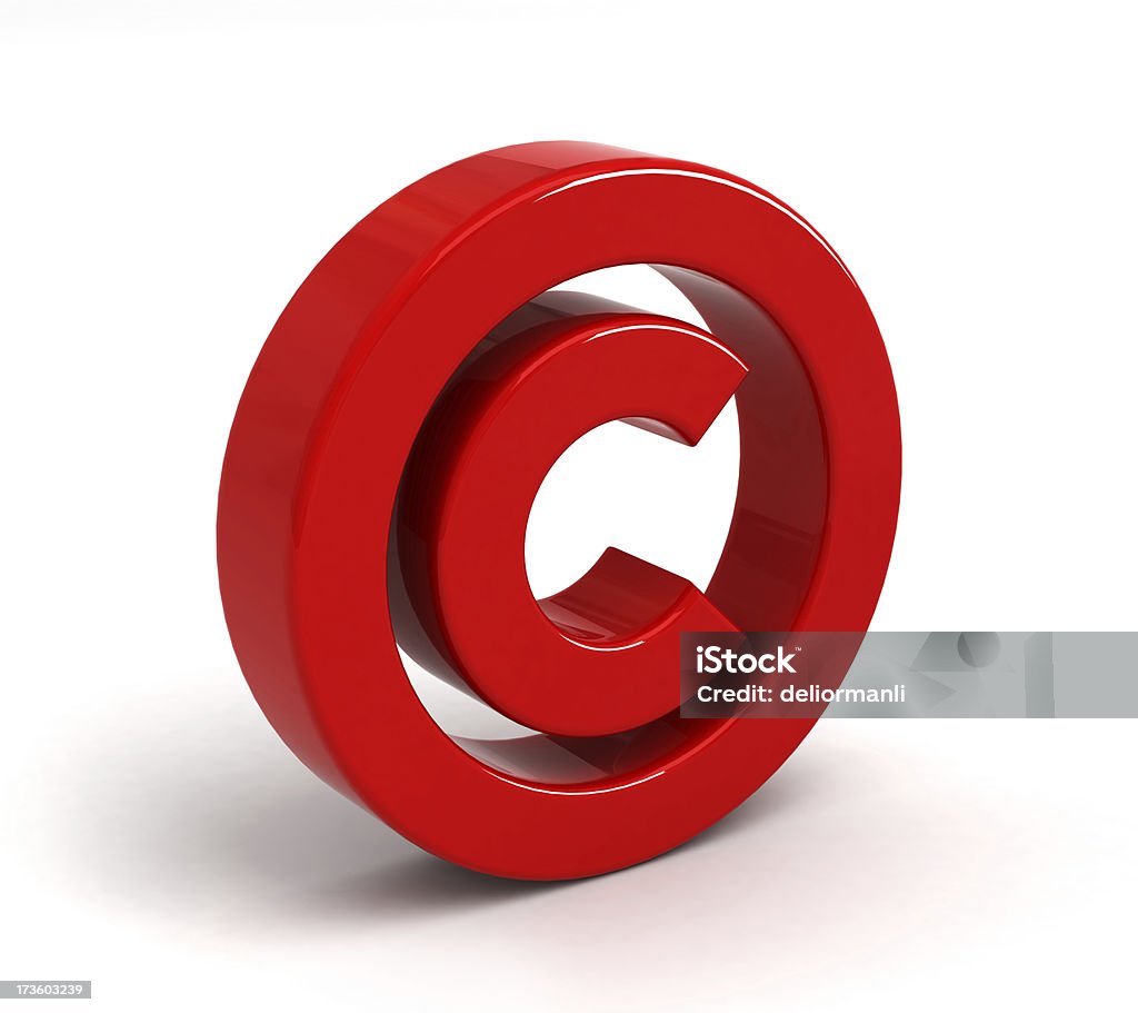 Symbole de Copyright; - Photo de Objet ou sujet détouré libre de droits