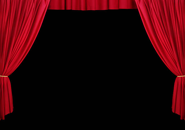 istock Theatre Stage with Red Curtain 173603537