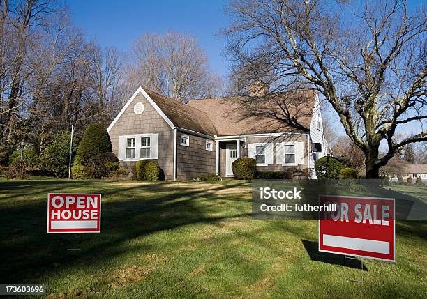 하우스 판매 오픈 하우스-부동산에 대한 스톡 사진 및 기타 이미지 - 오픈 하우스-부동산, 표지판, 부동산