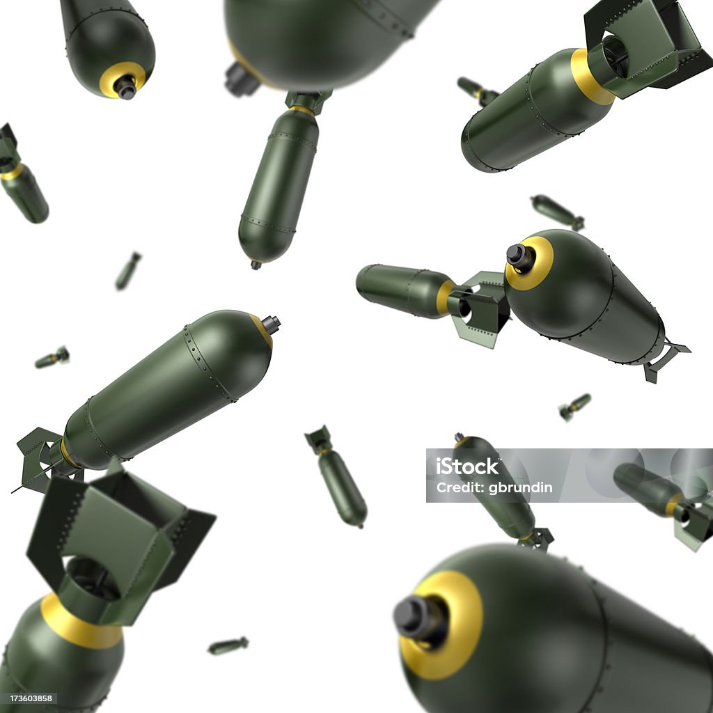 Fail Bomb Falling Bombs Stock Photo - Download Image Now - Bomb, Bombing, Three ...