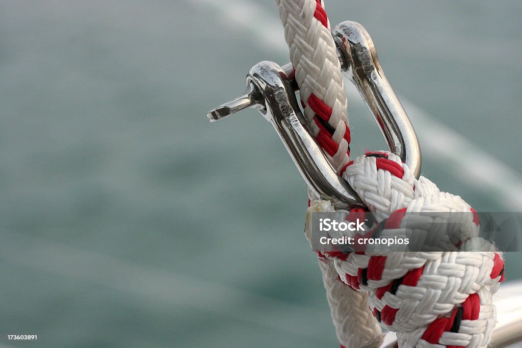 Nodo di sicurezza - Foto stock royalty-free di Andare in barca a vela
