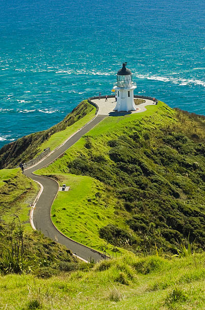istock Far away view of lighthouse at cape reinga 173604173