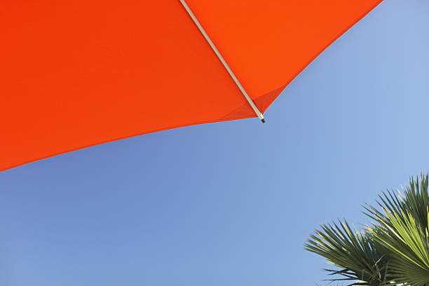 Beach Umbrella Tourist Resort Abstract
