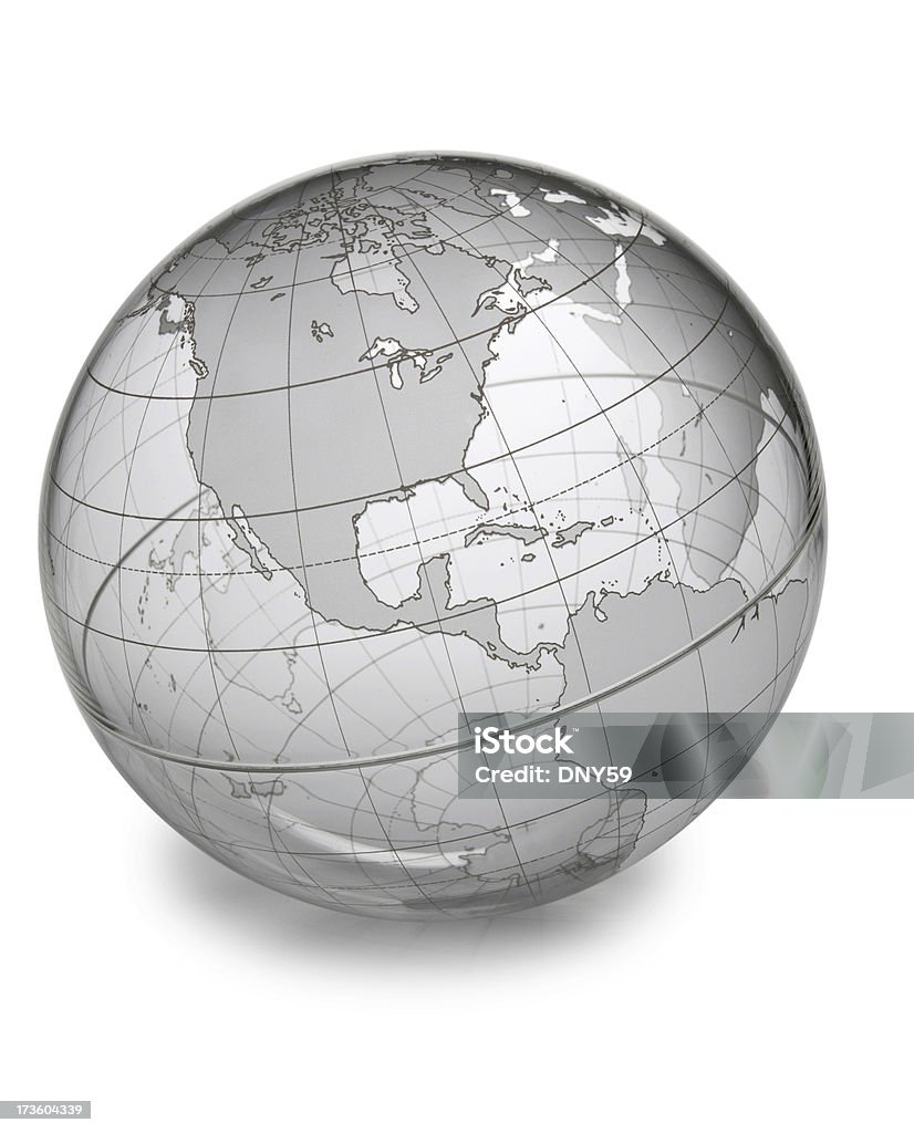 Глобус-Северная Америка - Стоковые фото Атлантический океан роялти-фри