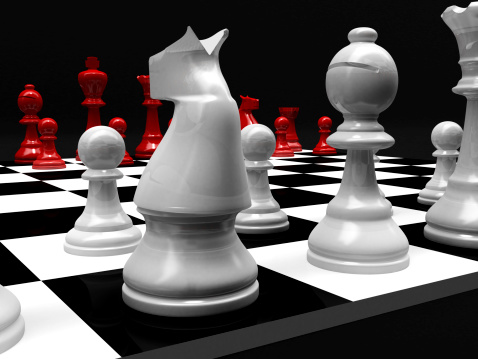 3d Chess Pieces Stock Photo - Download Image Now - Aggression, Battlefield,  Beginnings - iStock
