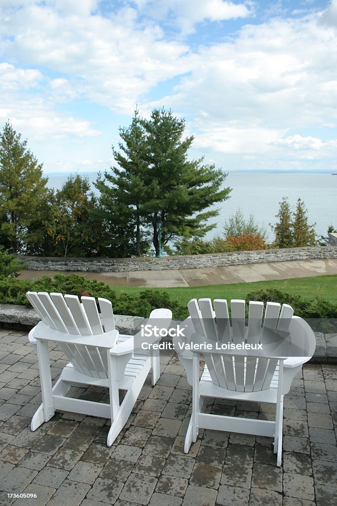 Chairs just for two Two chairs. Chair Stock Photo