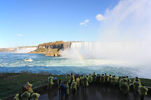 istock Tourists at Niagara Falls 173605430
