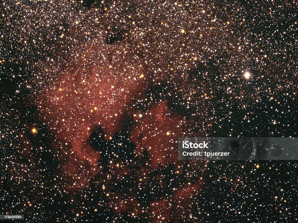 North American Nebel in Cygnus - Lizenzfrei Astronomie Stock-Foto