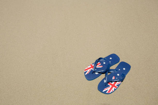istock Australian Flag thongs 173605747