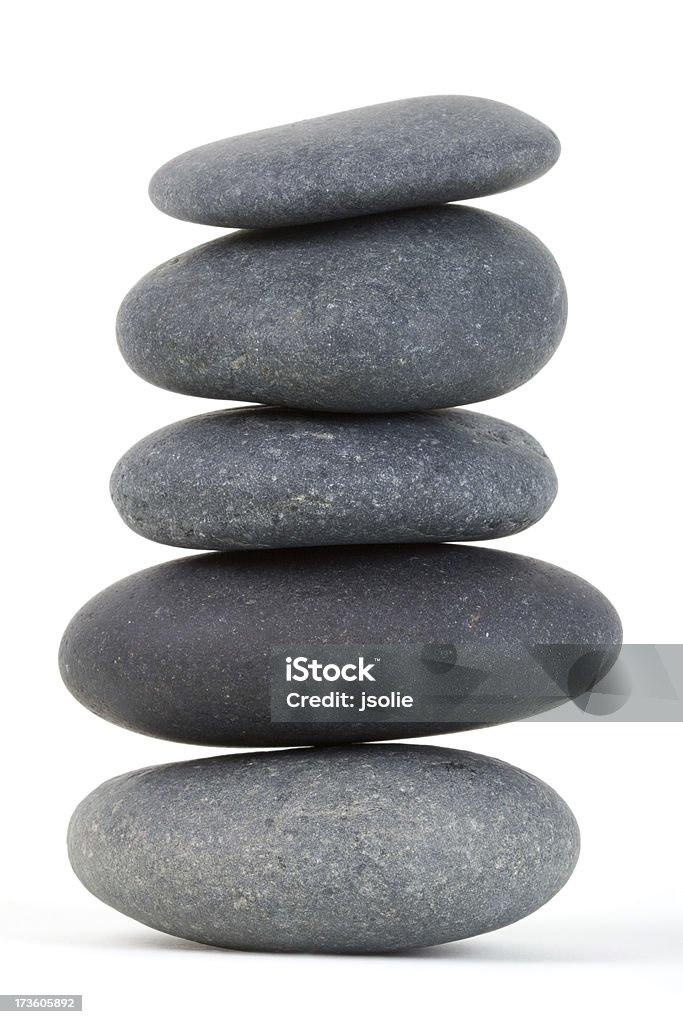 Stapel von glatten Steinen - Lizenzfrei Alternative Behandlungsmethode Stock-Foto