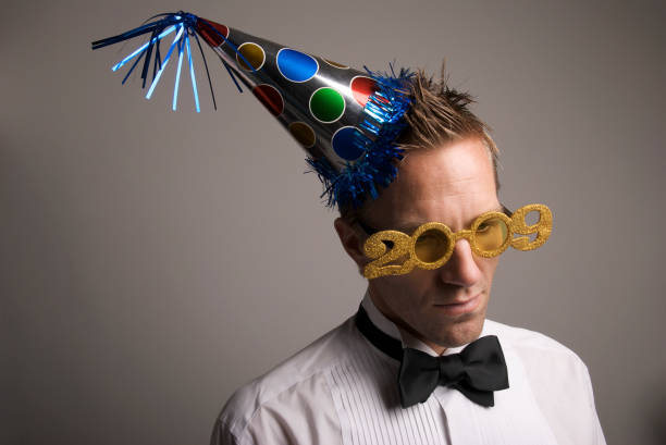istock Serious Partyer New Year's Eve 2009 173606067