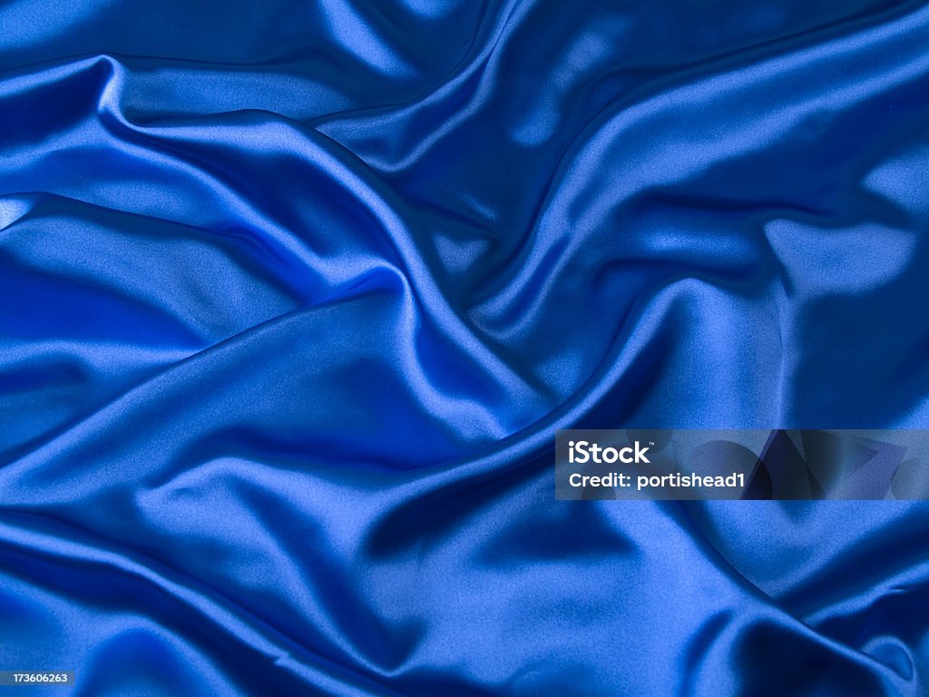 Raso blu - Foto stock royalty-free di Astratto