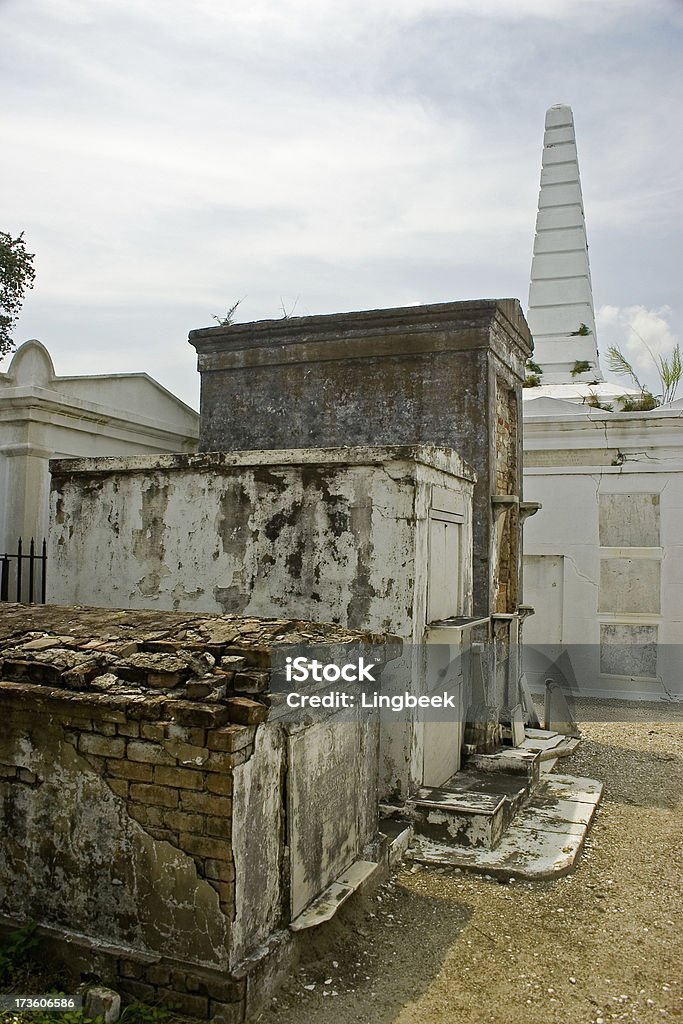 Um cemitério St. Louis-Nova Orleans - Foto de stock de Cultura Francesa royalty-free