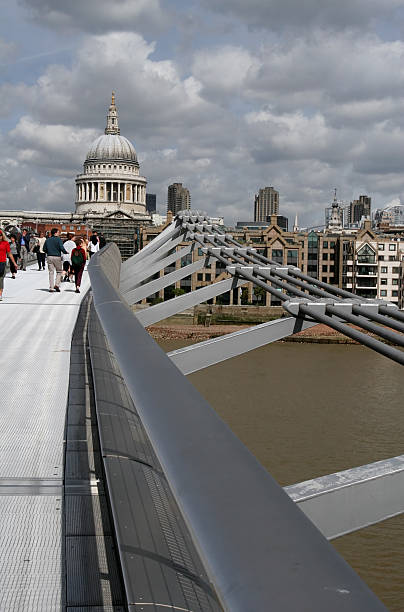 istock Saint Pauls Cathedral from Millennium Bridge, London 173606631