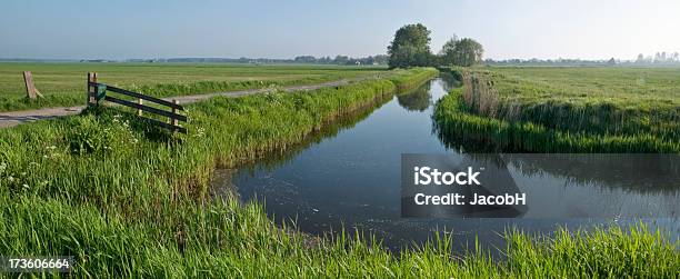 Holenderski Pejzaż - zdjęcia stockowe i więcej obrazów Staw - Woda stojąca - Staw - Woda stojąca, Kanał wodny, Bagno
