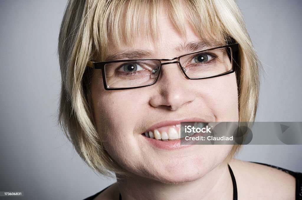 Alegre rubia mujer - Foto de stock de 35-39 años libre de derechos