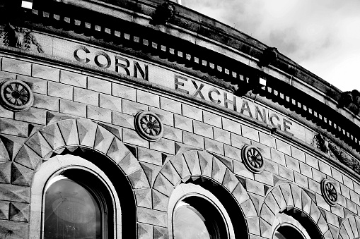 Leeds Corn Exchange - a market built in 1862.