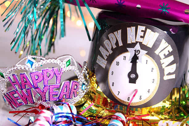 Minkissy Happy New Year Stirnbänder – 2 Stück Mit Strass, Für Silvester