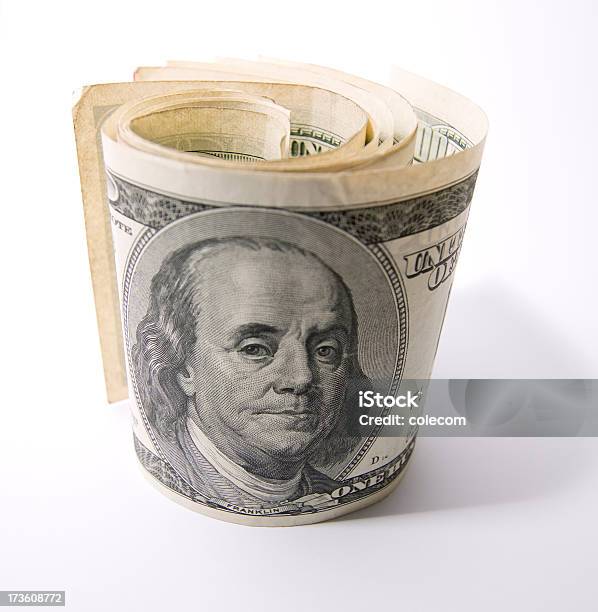 One Hundred Dollar Roll Xxl Stock Photo - Download Image Now - American One Hundred Dollar Bill, Business, Currency