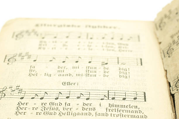 istock vintage Norwegian hymnal 173609788