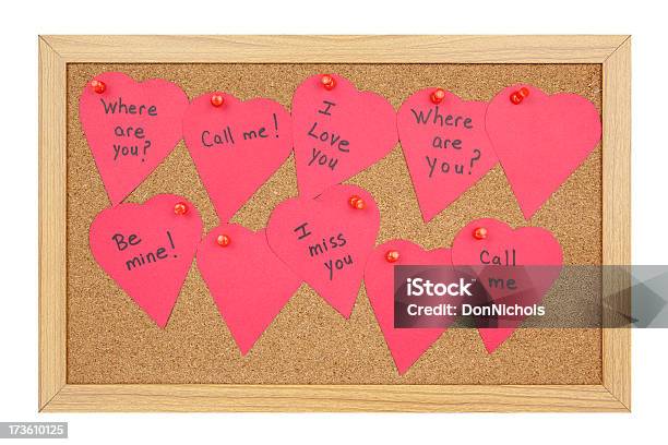 Foto de Dia Dos Namorados Quadro De Mensagem e mais fotos de stock de Amor - Amor, Bilhete de Amor, Caderno de Anotação
