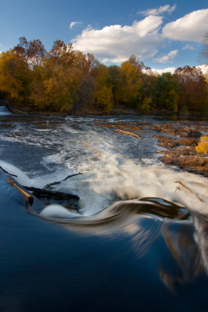 Passaic River, Paterson, New Jersey in Fall