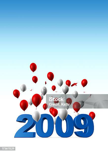 Welcome Year 2009 Stock Photo - Download Image Now - 2009, Balloon, Beginnings