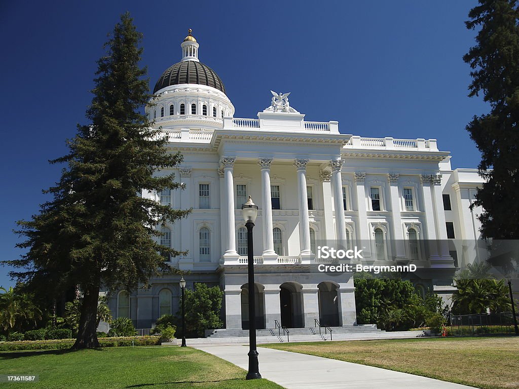 Capitol lado sul da Califórnia - Foto de stock de Capitólio Estatal royalty-free