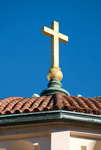 cruz - san francisco county church cross shape cross imagens e fotografias de stock