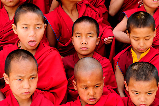 istock Little Tibetan monks 173612139