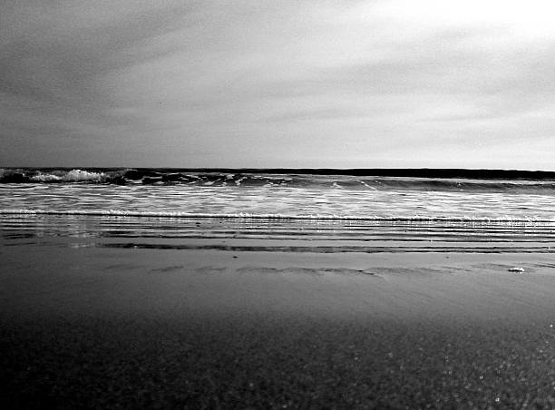 Spiaggia di buio - foto stock