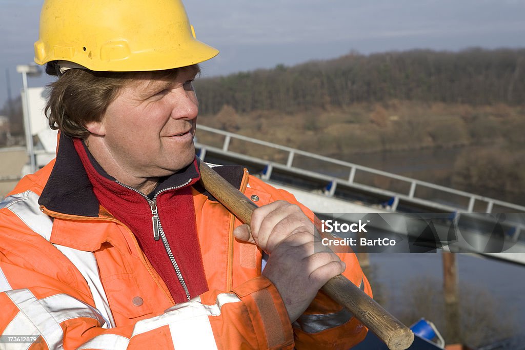 Constructionworker If you want more images with a construction worker (with tools) please click her. Blue-collar Worker Stock Photo