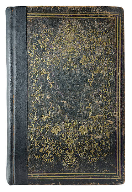 istock Antique Book with Gold Floral Inlay 173613190